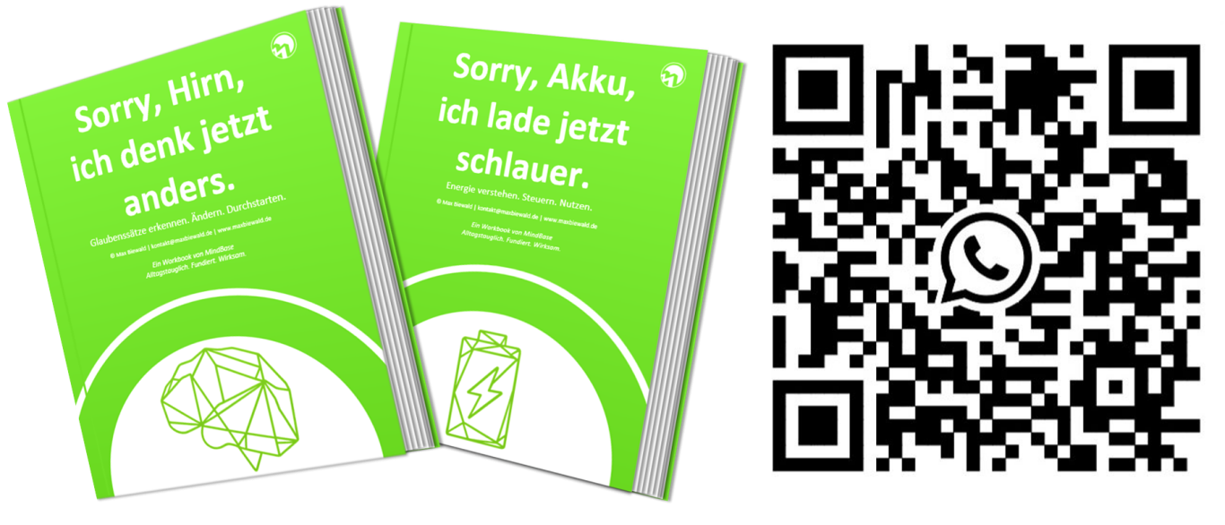 Glaubenssätze ändern, Energiemanagement, Stressmanagement, Resilienztraining, WhatsApp Stressmanagement Workbooks zu Stress und Resilienz, WhatsApp Kanal